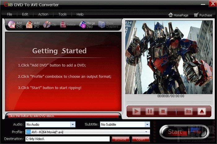 CXBSoft DVD To AVI Converter,CXBSoft DVD To AVI Converter下载,CXBSoft DVD To AVI C